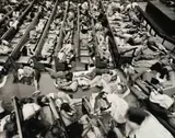 David Goldblatt, Zimbabwe Refugees Given Shelter in the Central Methodist Church, Johannesburg, 2009, silver gelatin print