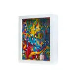 Norman Catherine, Thought Box, oil on mixed media