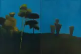 Andrew Verster, Trees, diptych, oil on canvas