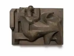 Panel for Killarney Mall Fountain by Edoardo Villa, bronze with a dark brown patina, sold Nov 2024