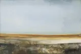 Harold Voigt, Arid Landscape, oil on board
