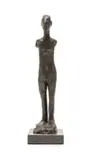 Deborah Bell, Male Nude, bronze with a black patina on a granite base