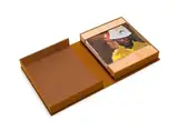 Sam Nhlengethwa, Sam Nhlengethwa, mixed media painting on canvas with soft cover book in clam shell box