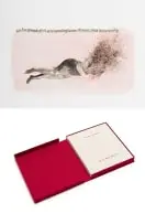 Penny Siopis, Time and Again, hard cover artist's book with clam shell and original mixed media work on paper