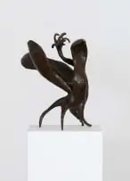 Bobatsi by Atang Tshikare, 2024, bronze with a brown patina, sold Nov 2024