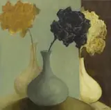 Shany van den Berg, Weerkaatsings van 'n Roos (Reflections of a Rose), oil on French linen