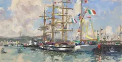 Ken Howard, Falmouth, oil on canvas