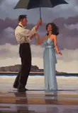 Jack Vettriano, The Proposal, oil on canvas
