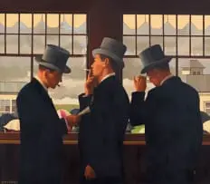 Jack Vettriano, Good Information, oil on canvas