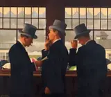 Jack Vettriano, Good Information, oil on canvas