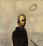Anthony Scullion, Portrait, oil on canvas