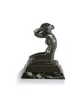 Albert Toft, Hager, 1900, bronze, on a marble base