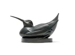 Geoffrey Dashwood, Woodcock, bronze with a green patina