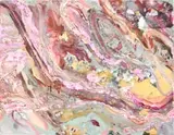 Anastasia Pather, Candy Tongue, 2024, mixed media on canvas