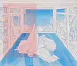 Colijn Strydom, Oedipus (Room), acrylic ink and acrylic paint on wood panel