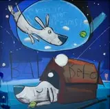 David Kuijers, Bal Befok, acrylic on glass