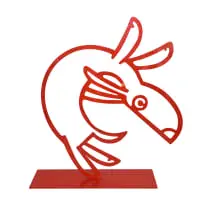 David Kuijers, Flippen Dog, laser cut steel