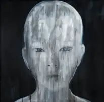 Heike Allerton-Davies, Untitled I, ink and acrylic on canvas