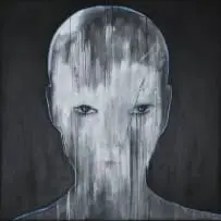 Heike Allerton-Davies, Untitled II, ink and acrylic on canvas