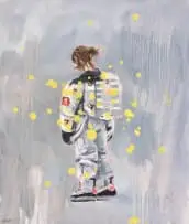 Janna Prinsloo, Overlap 4, 2024, oil and acrylic on canvas