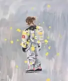 Janna Prinsloo, Overlap 4, 2024, oil and acrylic on canvas