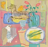 Kevin Collins, The Curious Visitor at a Quiet Lunch
