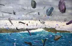 Luan Nel, Agulhas Current, 2024, oil on canvas
