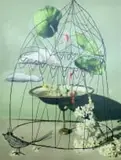 Lientjie Wessels, Diorama 4, 2024, mixed media archival print on Hahnemühle paper