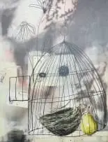 Memories by Lientjie Wessels, 2024, mixed media archival print on Hahnemühle paper, offered Oct 2024