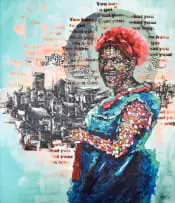 Mongezi Ncombo, Privately Owned Property, 2024, mixed media