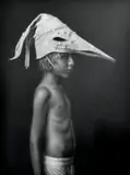 Ruan Huisamen, Mime I, 2024, charcoal on cotton paper