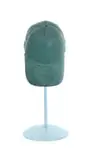 Zach Taljaard, Fragile Little Egos (Cap), 2023, glazed porcelain with powder-coated stand
