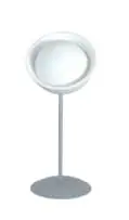 Zach Taljaard, Fragile Little Egos (Dixie Cap), 2023, glazed porcelain with powder-coated stand