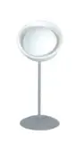 Zach Taljaard, Fragile Little Egos (Dixie Cap), 2023, glazed porcelain with powder-coated stand
