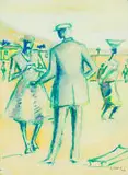 Gerard Sekoto, Figures in Conversation