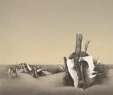 Wendy Vincent, Namib, colour lithograph on paper