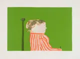 Robert Hodgins, Miss Priss, five colour lithograph on paper