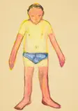 Male Nude by Claudette Schreuders, pastel on paper, offered Oct 2024