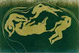 Cecil Skotnes, Woltmand's Eighth and Last Endeavour, from White Monday Disaster, colour woodcut on paper