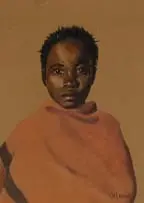 Constance Helen Greaves, Portrait of a Child, watercolour on paper