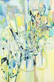 Judy Shear, Garden Scene 1, oil and acrylic on canvas