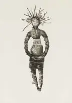 Bevan de Wet, Fetish Doll, etching on paper