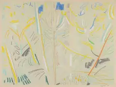 Thijs Nel, Botanical Abstract, pastel on paper