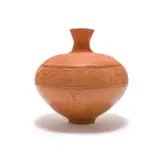 Mpho Mokgatlhe, Udu Drum, burnished and fired terracotta with incised decoration