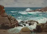 Margate by Willem Hermanus Coetzer, oil on board, offered Oct 2024