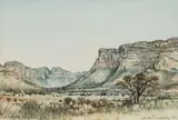 Dick (Richard) Findlay, Waterberg, August, watercolour on paper