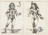 Diane Victor, Adam and Lilith, etching on paper