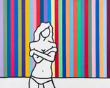 Richard Scott, Hot Candy, acrylic on canvas
