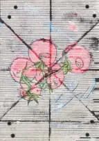 Tomatoes by Gareth Nyandoro, mixed media on paper laid down on panel, offered Oct 2024