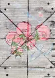 Gareth Nyandoro, Tomatoes, mixed media on paper laid down on panel